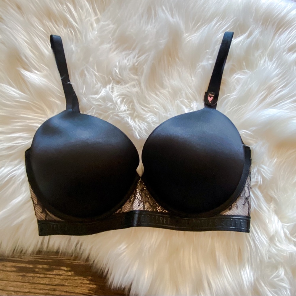VICTORIA’S SECRET very sexy logo lace push up 34DD
